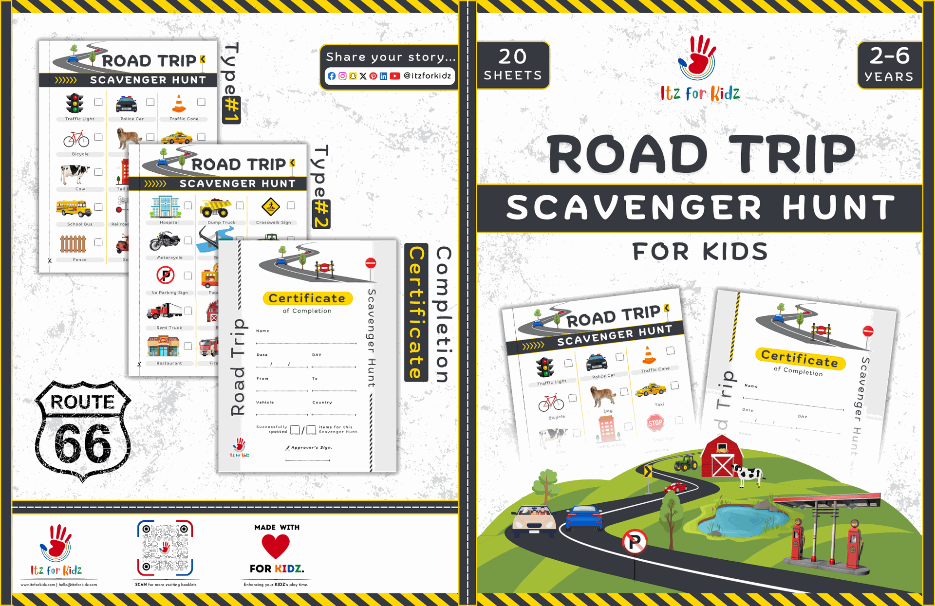 Road Trip Scavenger Hunt for Kids Road Trip Scavenger Hunt for Kids